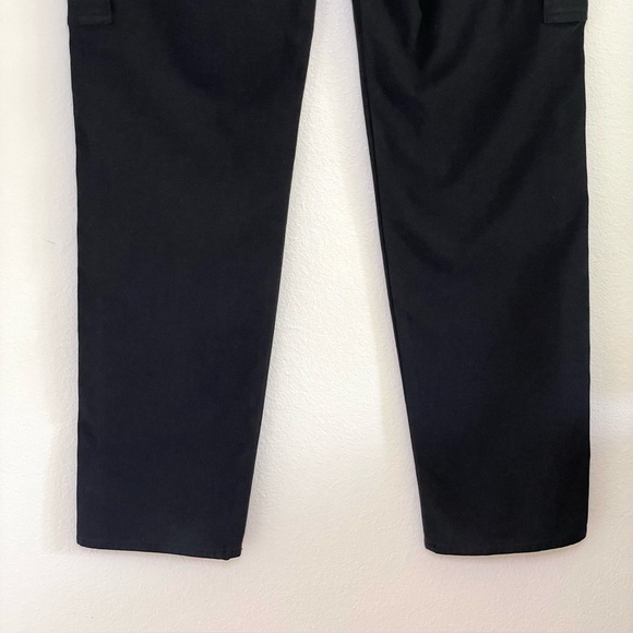 Aritzia Wilfred Free Glacier Cargo Pant Reverfse Sateen Cotton Lyocell Black 10 - Picture 10 of 16
